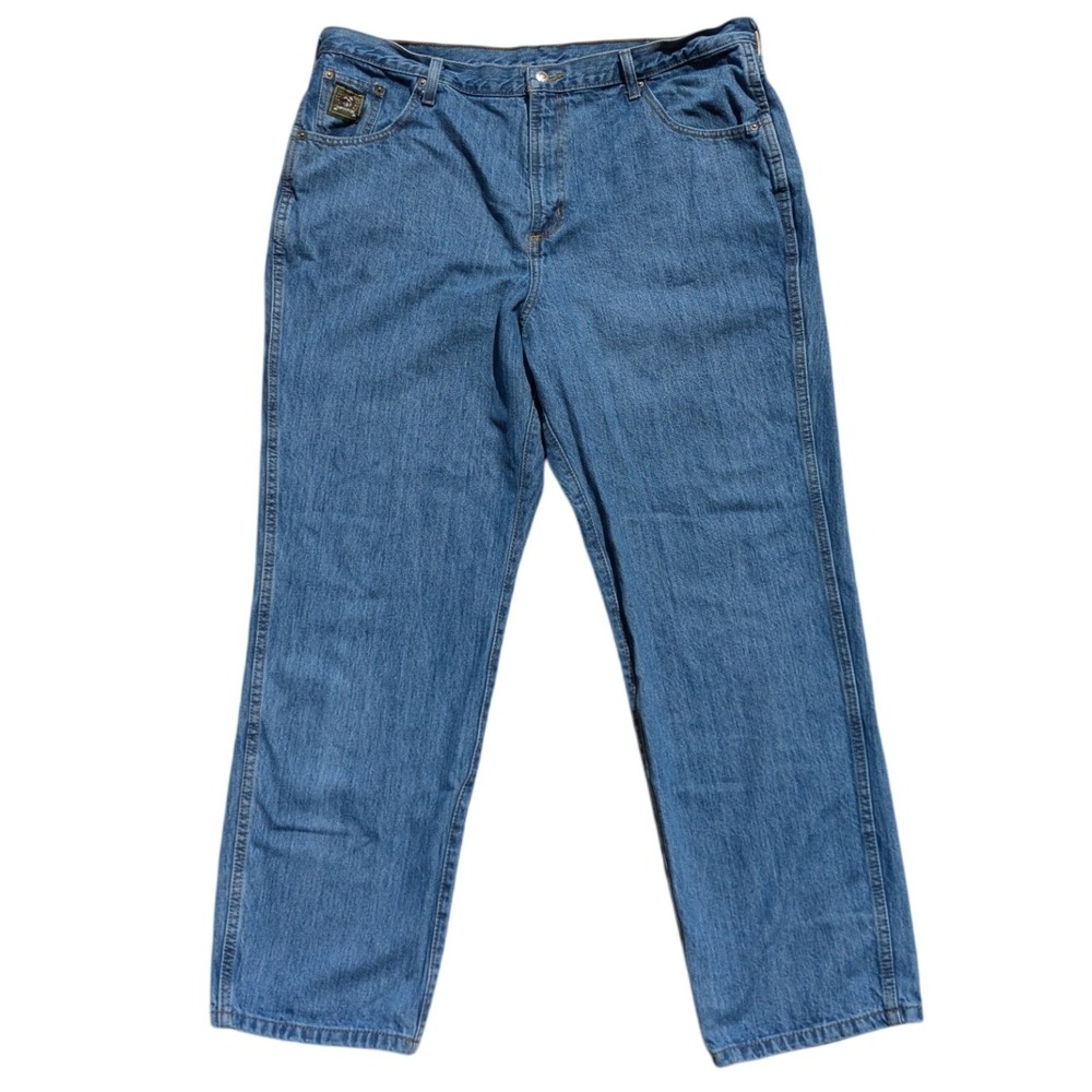 Cinch Men's Cinch Up Medium Wash Straight Leg Blue Cotton Denim Jeans 42X32